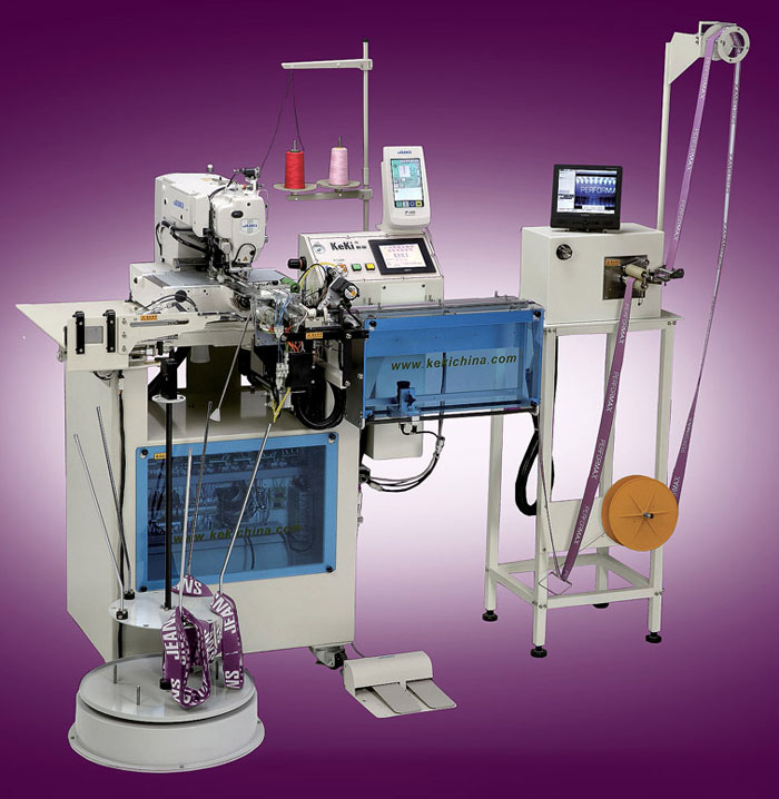 高速對字母拼接橡筋機XJ-210-CCD(2)